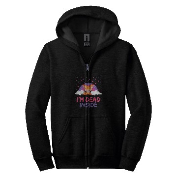 Discover Depression Can Kill Deads Inside Tees depressed help yourself Zip Hoodies