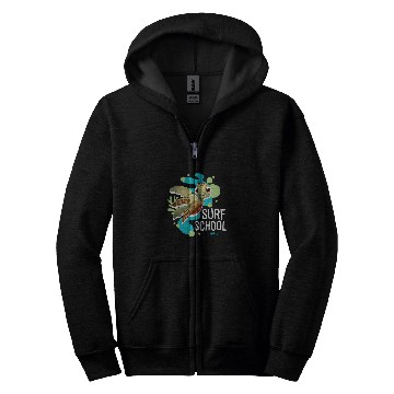 Discover Turtle Pet Finding Nemo Squirt Turtle Surf School Zip Hoodies