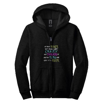 Discover Beer Fun Drinking River Rafting Hilarious River Rat Gift 24 Zip Hoodies