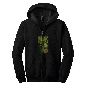 Discover Johnston Canyon Banff National Park Zip Hoodies