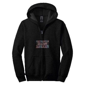 Discover Mortician Postmortem Vascular Surgeon 3 Zip Hoodies