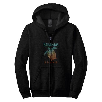 Discover Turtle Pet Bahamas Bound Sea Turtle Beach Zip Hoodies