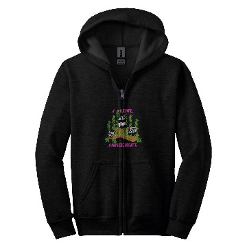 Discover Panda Pet Minecraft Panda Love Poster Zip Hoodies