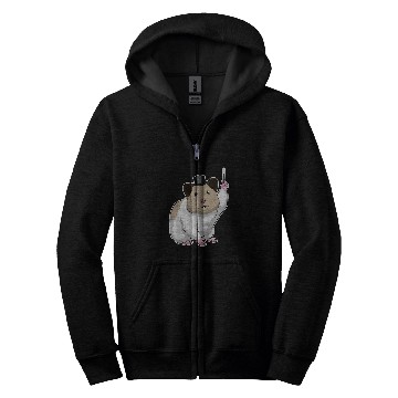 Discover Hamster Pet Wizard Magic wand Zip Hoodies