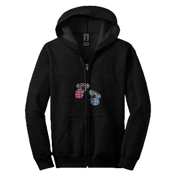 Discover Koala Pet bear Christmas Balls Winter Snow Zip Hoodies