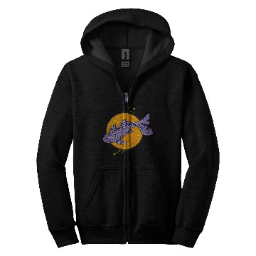 Discover Japan Koi Fish Japanese Art Gift Zip Hoodies