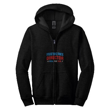 Discover Fireworks Director I run You run July Patriot American Flag Zip Hoodies