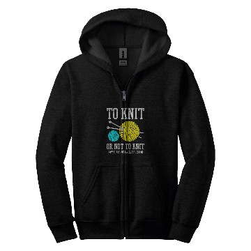 Discover Knitting Yarn hilarious Zip Hoodies