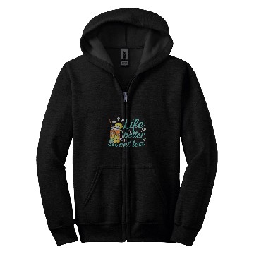 Discover Sweet Tea Drinker Zip Hoodies