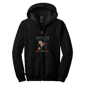 Discover Sloth Pet Student Teacher Team 1st Grade Zip Hoodies