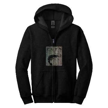 Discover Shrimp Prawn Periodic Table Elements Seafood Shrimp Retro 2 Zip Hoodies
