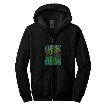 Discover Dragon Pet Crocodile Dragon Fairy Tale Reflective Image Zip Hoodies