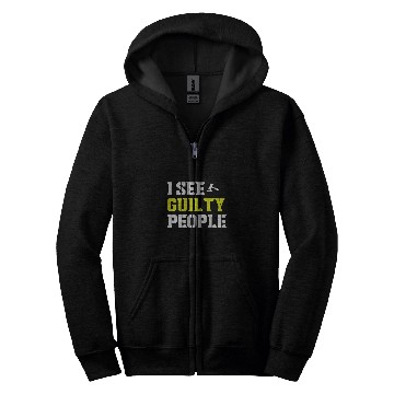 Discover See Guilty People Correctional Officer 1 Zip Hoodies
