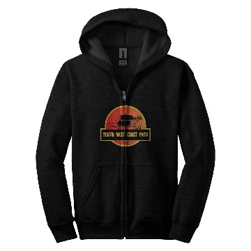 Discover South West Coast Path Cornwall Lands End Hiking Lizard Point Zip Hoodies