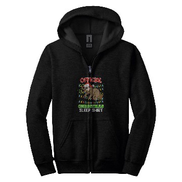 Discover Sloth Pet Official Christmas sleep sloth Christmas Zip Hoodies