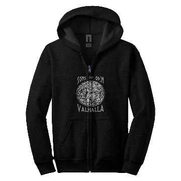 Discover Sons Of Odin Valhalla Viking Warrior Norsemen 7 Zip Hoodies