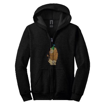 Discover Lion Pet Party Animal Lion Zip Hoodies