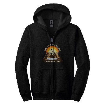 Discover The PNW is Calling Hiking Pacific Northwest Mountains Zip Hoodies