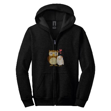 Discover Owl Pet Summer Wedding Anniversary Engagement Valentines Zip Hoodies