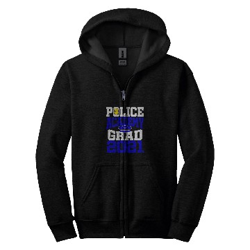 Discover Police Officer Graduation Academy Gift Zip Hoodies