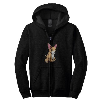 Discover Chiweenie Dog Stuffed Animal Zip Hoodies