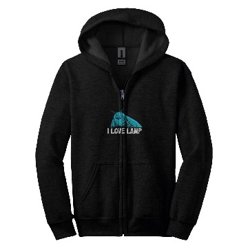 Discover I Love Lamp Moth 2Moth Meme Zip Hoodies