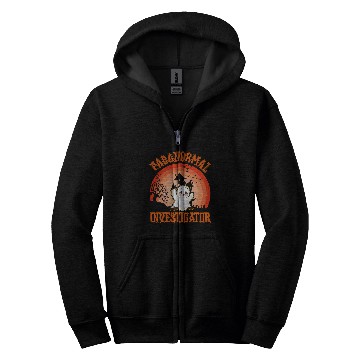 Discover Paranormal Investigator Haunted House ghosts Hunter Zip Hoodies