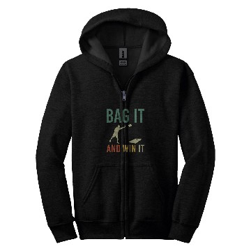 Discover Lacrosse Gift Bag It And Win It Cornhole Player Zip Hoodies