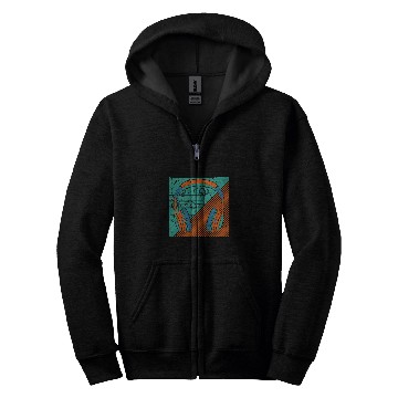 Discover 80s Music Lover Eighties Generation Retro Headphones Zip Hoodies
