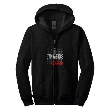 Discover Gymnastics Dad For Gymnastic Father Parents Zip Hoodies