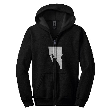 Discover Upside Down Idaho Climber Zip Hoodies