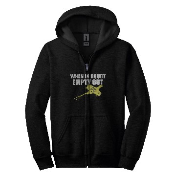 Discover When In Doubt Empty Out Bird Hunting Pheasant Hunting Zip Hoodies