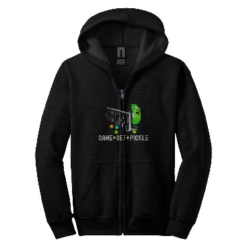 Discover Lacrosse Gift Game Set Pickle 2Dont Get Pickled Playing Pickleball Zip Hoodies