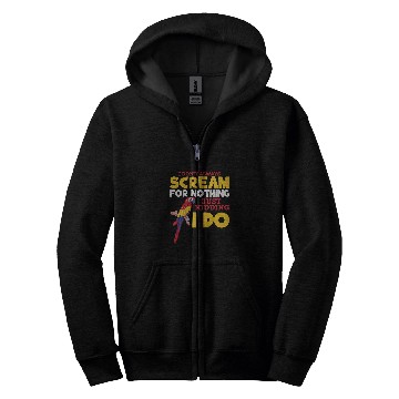 Discover Funny Parrot Lovers I Dont Always Scream For Nothing Zip Hoodies