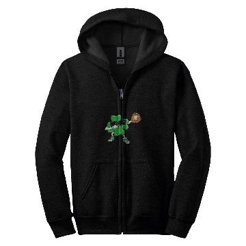 Discover Boy Saint Patricks Day Baseball Pitcher Batter Catcher Zip Hoodies