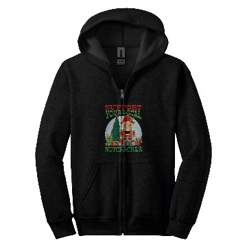 Discover Funny Christmas Ballet Support Your Local Nutcracker Zip Hoodies