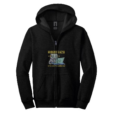 Discover Robotics Its Complicated AI Artificial Intelligence Zip Hoodies