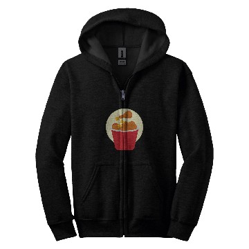 Discover Chicken Wings Delicious Fast Food Zip Hoodies