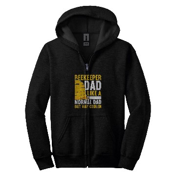 Discover Beekeeper Dad Bees Honey Beekeeping Zip Hoodies