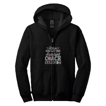 Discover Coaching Volleyball Design for a Assistant Volleyball coach Zip Hoodies