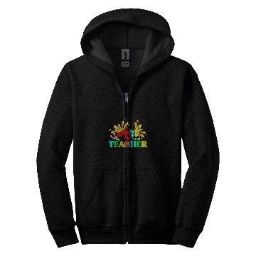 Discover Art Teacher School Creative Artist Zip Hoodies