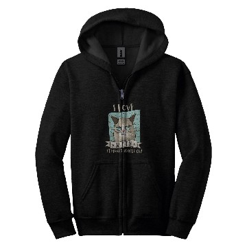 Discover Funny Cat I Love Math It Makes People Cry Teacher Nerd Zip Hoodies