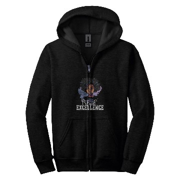 Discover Black Excellence African Pride Black History Month Zip Hoodies