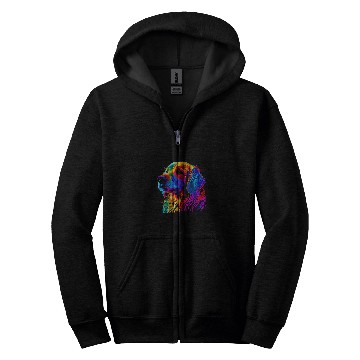 Discover Golden Retriever Designer Zip Hoodies