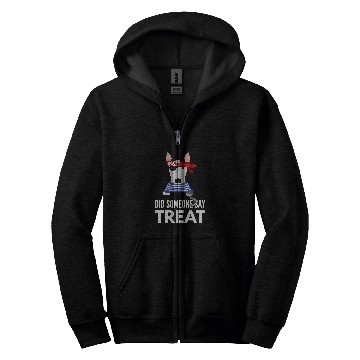 Discover Bull Terrier Halloween Pirate Zip Hoodies