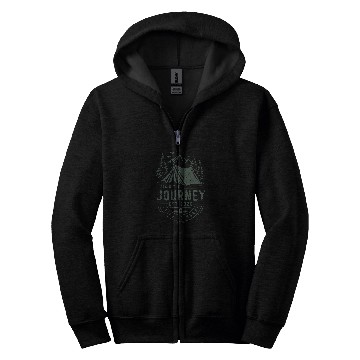 Discover Camping Journey Life is Good vintages Retro Zip Hoodies