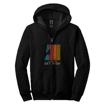 Discover Funny Rock Climbing Mountain Indoor Bouldering Zip Hoodies