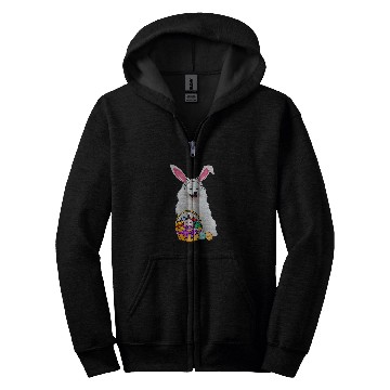 Discover Easter Egg Funny American Eskimo Dog Easter Zip Hoodies