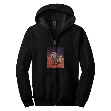 Discover Havanese Mars Funny Dog Astronaut Zip Hoodies