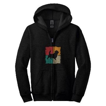 Discover Norfolk Terrier Retro vintages 70s 80s Style 5 Zip Hoodies